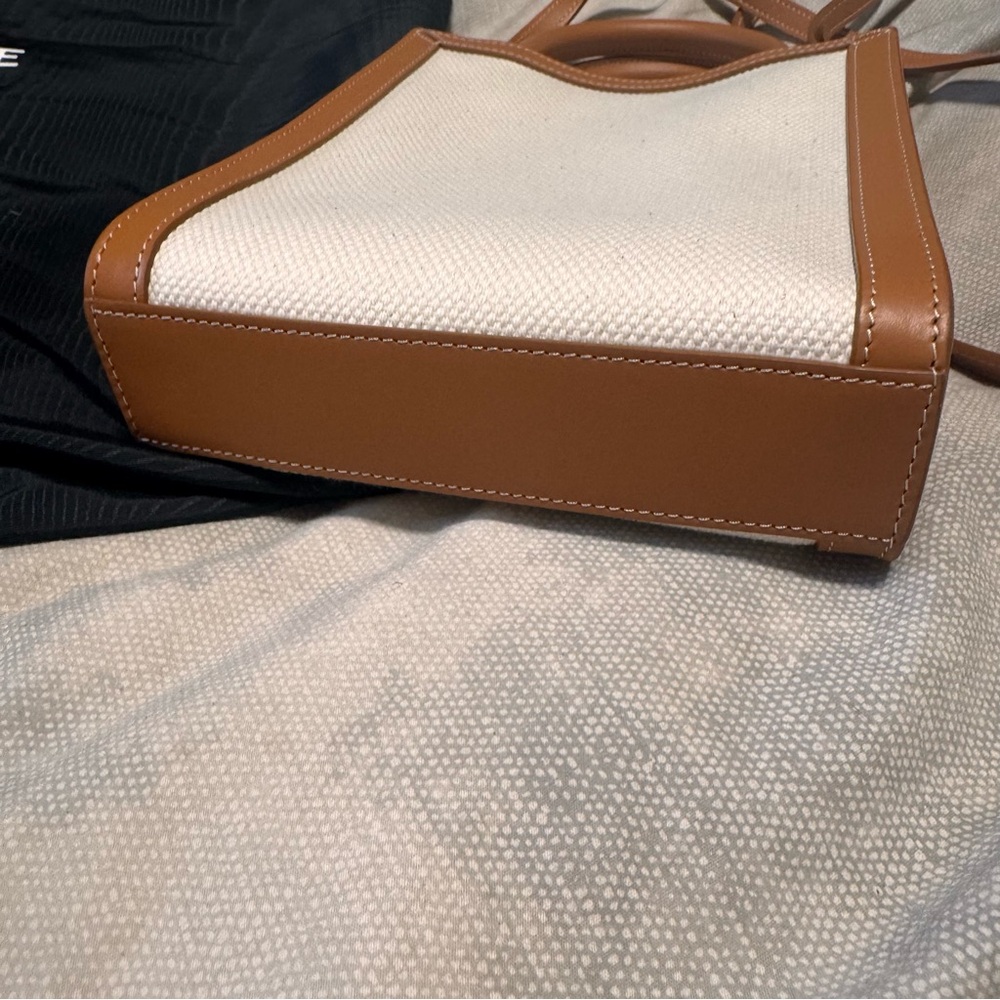 Celine Cabas Vertical Natural Tan Bag - Picture 5 of 10